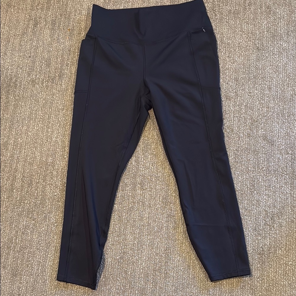 Spyder Active Black High-Waisted Leggings